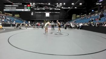 285 lbs Semifinal - Stephen Carroll, Overland Park - St. Thomas Aquinas HS vs Dawson Rodd, Andover Central