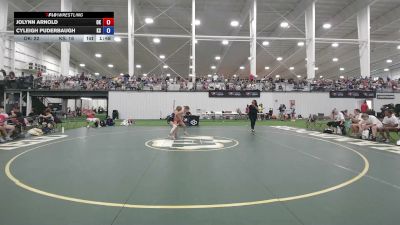 90 lbs Jolynn Arnold, Oklahoma vs Cyleigh Puderbaugh, Kansas