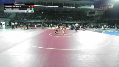 165 lbs Champ. Round 1 - Gideon Gerber, Oakdale vs Gabriel Richards, Golden Valley