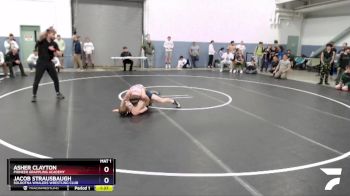 126 lbs Round 3 - Jacob Strausbaugh, Soldotna Whalers Wrestling Club vs Asher Clayton, Pioneer Grappling Academy