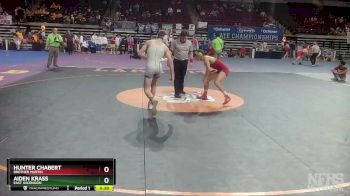 D 1 126 lbs Cons. Round 5 - Hunter Chabert, Brother Martin vs Aiden Krass, East Ascension