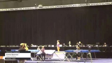Emma Bowman - Individual Trampoline, Integrity Athletics - 2021 USA Gymnastics Championships