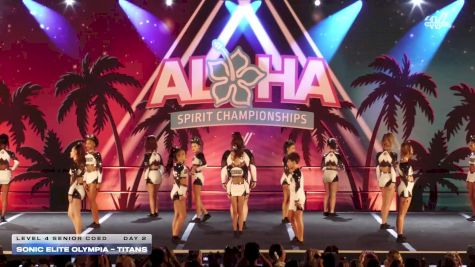 Sonic Elite Olympia - Titans [2026 L4 Senior Coed Day 2] 2026 Aloha Portland Showdown