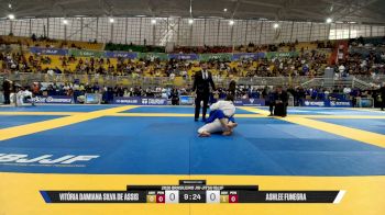 Vitória Damiana Silva De Assis vs Ashlee Funegra 2026 Brasileiro Jiu-Jitsu IBJJF