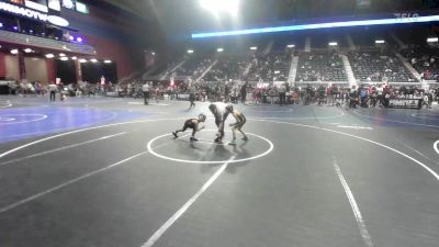46 lbs Consi Of 4 - Krew Meyer, Colman Egan Wrestling vs Ean Monge, Valley WC