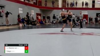 184 lbs Cons. Round 2 - Jack Mackiernan, American International vs Trever Begin, Mercyhurst