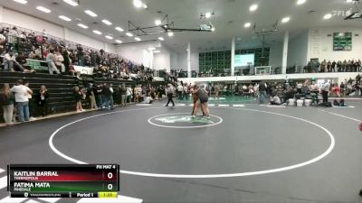 235 lbs Round 3 - Kaitlin Barral, Thermopolis vs Fatima Mata, Pinedale