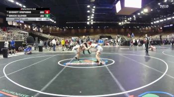 120 lbs Champ. Round 2 - Brock Glover, Jesuit vs Everett Stephens, Aubrey Rogers