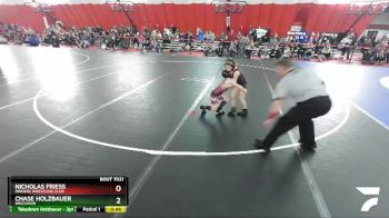 58-59 lbs Round 1 - Chase Holzbauer, Wisconsin vs Nicholas Friess, Ringers Wrestling Club