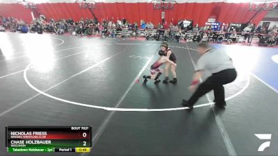 58-59 lbs Round 1 - Chase Holzbauer, Wisconsin vs Nicholas Friess, Ringers Wrestling Club