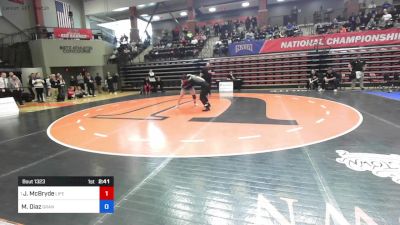 143 lbs Semifinal - Jamilah McBryde, Life (Ga.) vs Madison Diaz, Grand View (Iowa)