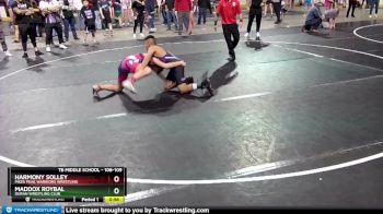 108-109 lbs Round 2 - Maddox Roybal, Duran Wrestling Club vs Harmony Solley, Pikes Peak Warriors Wrestling