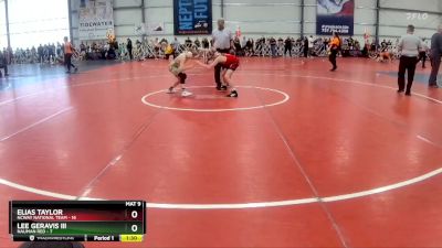 92 lbs Rd# 4- 2:00pm Friday Final Pool - Lee Geravis III, Nauman Red vs Elias Taylor, NCWAY National Team