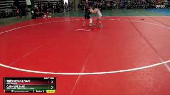 90 lbs Champ. Round 1 - Cash Salinas, Owatonna Wrestling Academy vs Tommie Sullivan, New Prague