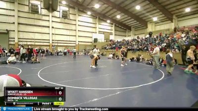 150 lbs Finals (2 Team) - Wyatt Hanssen, Sons Of Atlas vs Dominick Villegas, Delta