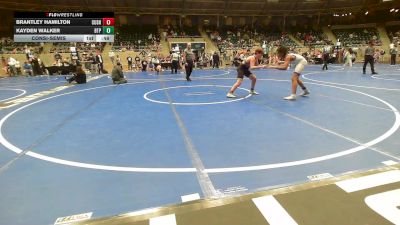 110 lbs Consolation - Brantley Hamilton, Cushing Tigers vs Kayden Walker, Tulsa Blue T Panthers