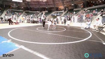 46 lbs Consi Of 8 #1 - Mereck Malone, Bartlesville Wrestling Club vs Bishop Burgess, Keystone Wrestling Club