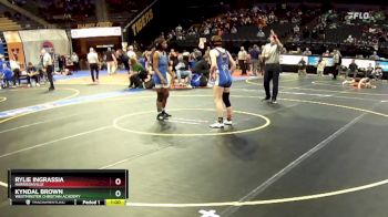 120 Class 1 lbs Cons. Round 2 - Rylie Ingrassia, Harrisonville vs Kyndal Brown, Westminster Christian Academy