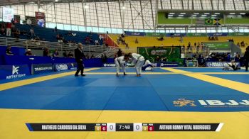 Arthur Ronny Vital Rodrigues vs Matheus Cardoso Da Silva 2026 Brasileiro Jiu-Jitsu IBJJF