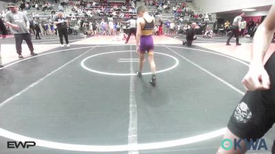 88 lbs Consi Of 4 - Jase Fowler, Runestone vs Creede Prier, Vian Wrestling Club