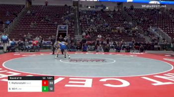 120 lbs Prelims - Travis Riefenstahl, Saucon Valley Hs vs Blake Wirt, Line Mountain Hs