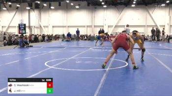 157 lbs C Of 16 #2 - Colton Washleski, Rider vs Jared Hill, Wyoming