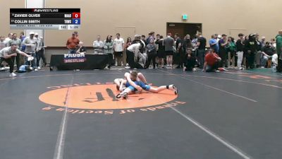 106 lbs Cons. Rd Of 16 - Zavier Olver, Mat Assassins vs Collin Smith, The Hunt Wrestling Club