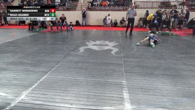 55_B lbs Round Of 32 - Garrett Wisniewski, Harborcreek vs Boah Adamek, Methacton
