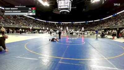 67 lbs Round Of 16 - Timmy Murphy, Philadelphia vs Maurice Simmons, Quaker Valley