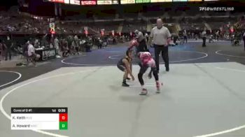 57 lbs Consi Of 8 #1 - Kj Keith, Rivertown Wrestling vs Aiden Howard, Norcal All Stars