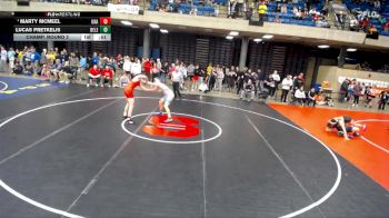 165 lbs Champ. Round 2 - Marty McMeel, Unattached vs Lucas Pretkelis, Unattached