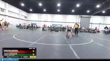 82/92 1st Place Match - Dalton Hinson, KC Elite Training Center vs Ryan Hancock, Creeks Wrestling