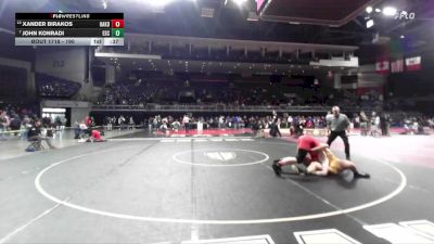 190 lbs Cons. Round 4 - Xander Birakos, Oakdale vs John Konradi, Escalon