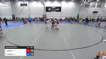 127 lbs Quarterfinal - Ella Gahl, Charlies Angels Black vs Josie Davis, WOW North