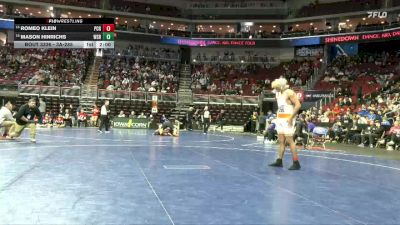 3A-285 lbs Cons. Round 2 - Romeo Klein, Prairie, Cedar Rapids vs Mason Hinrichs, Waverly-Shell Rock