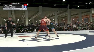 130 lbs 5th Place Match - Keith Miley, Ark/Nyac vs James Hustoles, NMU-National Training Center
