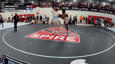 125 kg Cons. Round 1 - James Bankston, Beaver Wrestling Club vs Max Vanadia, Michigan Wrestling Club