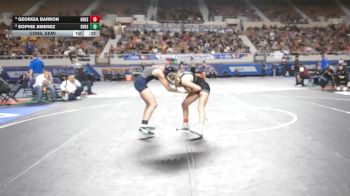 122-D1 Cons. Semi - Georgia Barron, Gila Ridge High School vs Sophie Jimenez, Desert Vista High School