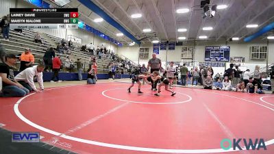 49 lbs Rr Rnd 3 - Lainey Davie, Salina Wrestling Club vs Maisyn Malone, Bartlesville Wrestling Club
