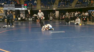 55 lbs Semifinal - Vincent Switzer, Clarion Limestone vs Jack Badaracco, Seneca Valley