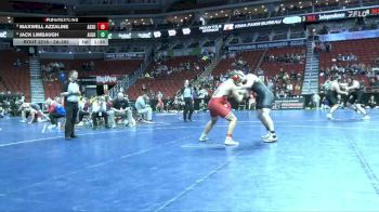 2A-285 lbs Champ. Round 2 - Maxwell Azzaline, Assumption, Davenport vs Jack Limbaugh, Algona