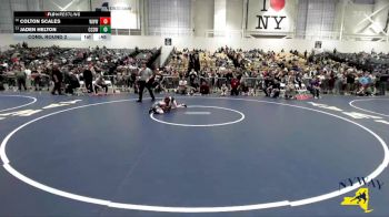 81 lbs Cons. Round 2 - Colton Scales, Warrior Warehouse Wrestling vs Jaden Helton, Cobleskill CR Dawgs Wrestling
