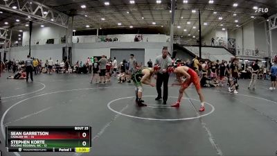 132 lbs Round 7 (8 Team) - Stephen Korte, Pocono Regional WC vs Sean Garretson, Cavalier WC