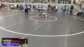 86 lbs Cons. Semi - Carter Rice, Mat-Su Matmen vs Liam Shack, Avalanche Wrestling Association