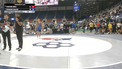 215 lbs Cons. Rd Of 16 - Colton Bell, Florida vs Ceasar Salas, Indiana