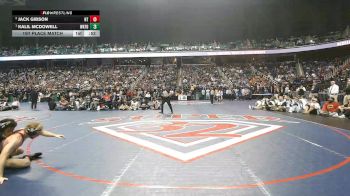 8A 150 lbs 1st Place Match - Kalil McDowell, Wakefield vs Jack Gibson, Northwest Guilford High School