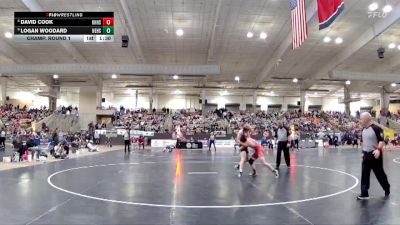 AA 132 lbs Champ. Round 1 - Logan Woodard, Northeast High School vs David Cook, Knoxville Halls High School