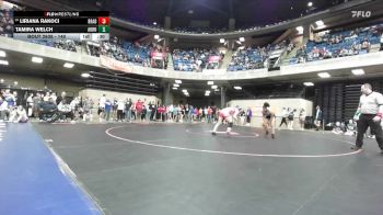 140 lbs Cons. Round 2 - Liriana Rakoci, Unattached vs Tamira Welch, Unattached