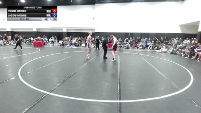175 lbs Tomm Heiser, Wisconsin Red vs Jacob Hodge, Team Michigan - Blue