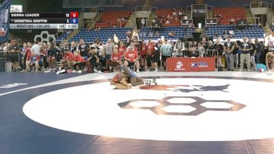 120 lbs Champ. Rd Of 64 - Sierra Loader, Kansas vs Demetria Griffin, Illinois